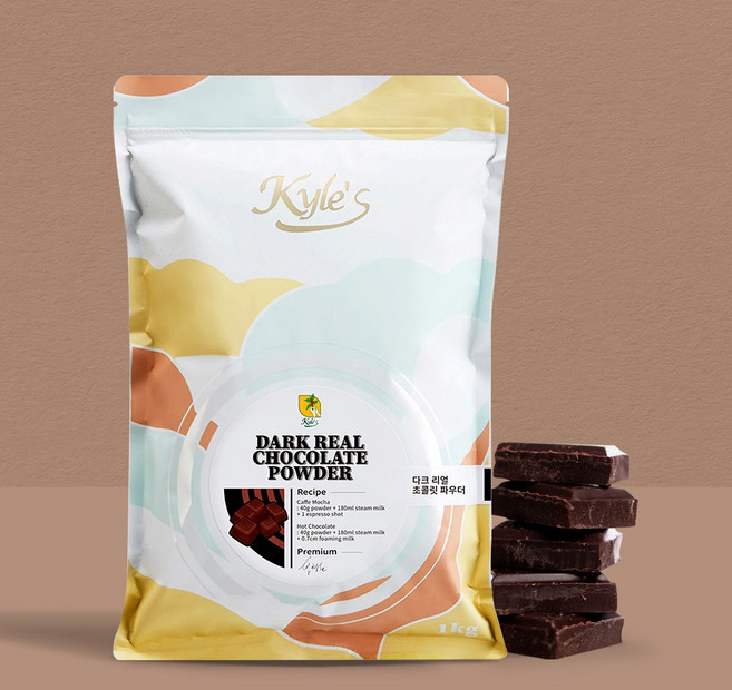[카일스] 다크리얼 초콜릿 파우더 1kg, 1개입, 1개