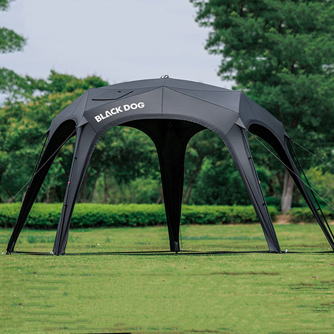 Blackdog 원터치 오각형 캐노피 돔 타프 스크린 차양 야외 그늘막 텐트, 버튼형