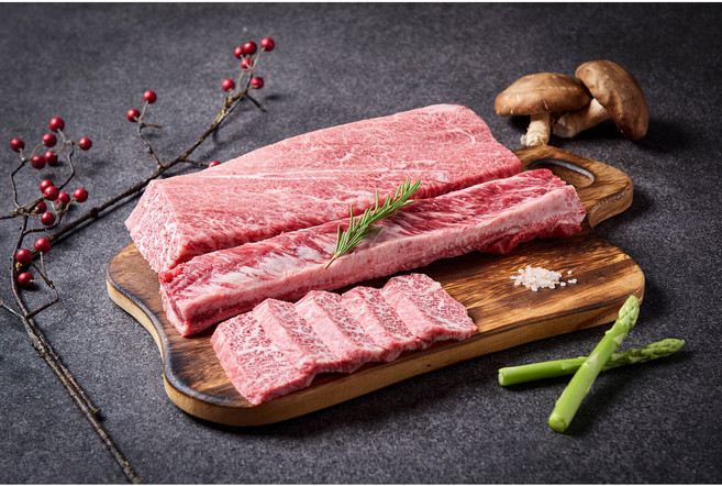 <작은식육점>영주 한우 ++등급 1등급 갈비살 구이용 (냉장) 단품, 1개, 600g