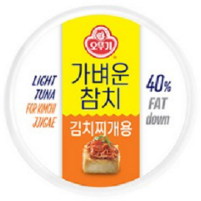 오뚜기 가벼운참치 김치찌개용, 135g, 11개