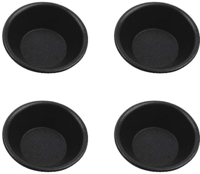 치즈타르트팬 1구 세트 테프론코팅 미니 타르트틀 오븐용 논스틱, 4개