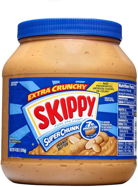 Skippy 스키피 대용량 피넛버터 엑스트라 크런치 1.8kg, 1개