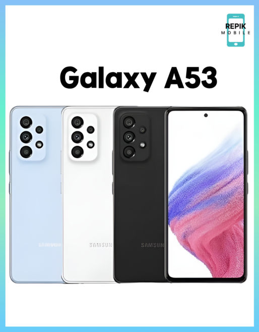 갤럭시A53 128GB (SM-A536) 중고폰 공기계 리퍼폰 알뜰폰, 당일발송.__ 블루_리퍼급