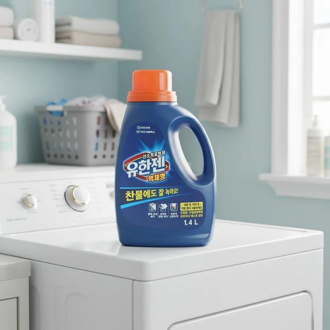 유한젠 산소계 표백제 액체형, 1.4L, 1개 - 쿠팡