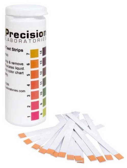 -미국/스틱형 pH테스트페이퍼 50개입/pH1-14 색상 대조, 1개 - 쿠팡