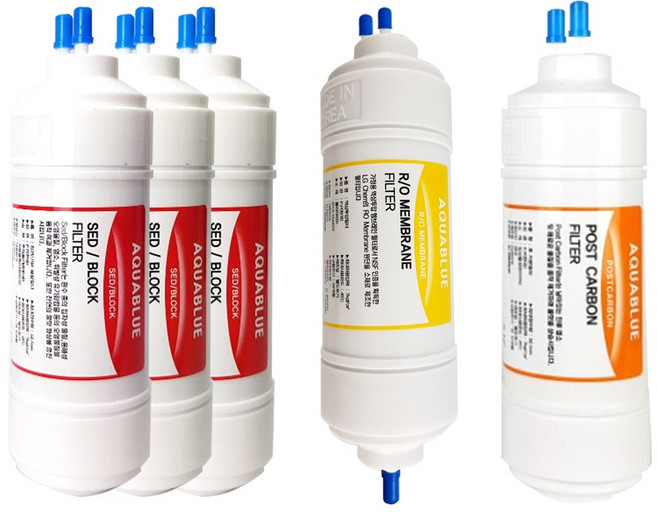 청호정수기필터 호환 CHP-5461D 옴니UV 프리미엄 세디블럭+RO+포스트 5개 1년세트, 부품교체영상지원 CHP-5461D 6인치복합단방향5개