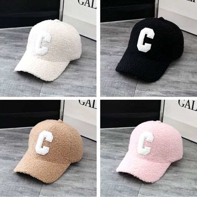 겨울 뽀글이 볼캡 털모자 방한 야구 캡 모자