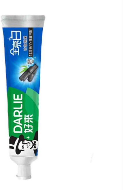 好來 Darlie 全亮白牙膏 140g, 1個, 全亮白進階牙膏-竹炭深潔140g