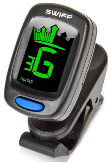 SWIFF A9 클립 튜너기 초소형 집게 조율기, 1개