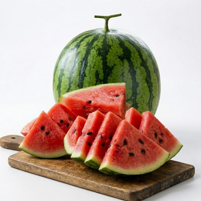 산지직송 국내산 13brix 고당도 하우스 수박, 1개, 6kg