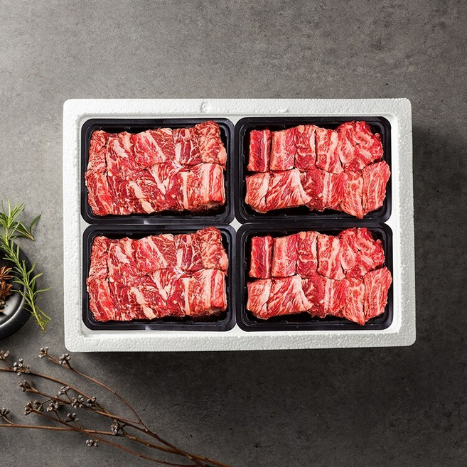 [안동한우][냉동] 한우갈비선물세트 3호 3.2kg [찜갈비 3.2kg / 1등급]