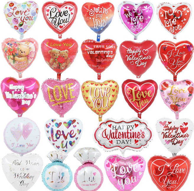 프로포즈풍선 브라이덜샤워 웨딩 은박 호일 하트풍선, XO발렌타인