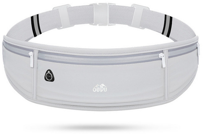 프리핏 런닝 방수 러닝벨트, 그레이, 1개