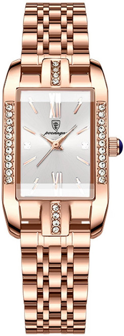 POEDAGAR INS 패션 시계 여성용 시계 메탈 시계 베스트 선물용