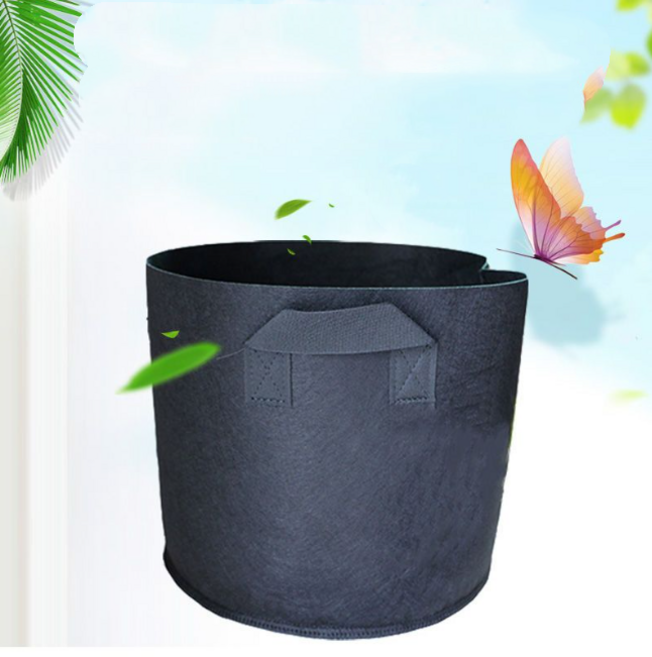 대형 부직포화분 10개 원형 분갈이 나무 묘목 손잡이 블루베리 식물 J. 50x40cm(10개), B. 40x35cm(10개)