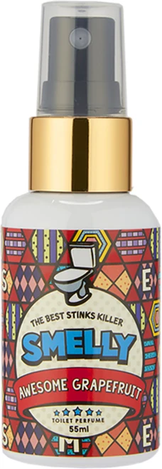 스멜리 화장실용 방향제 어썸 그레이프 프룻, 55ml, 1개, 자몽향 - 쿠팡