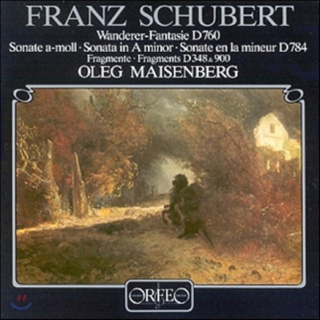[CD] Oleg Maisenberg 슈베르트: 방랑자 환상곡 피아노 소나타 (Schubert: Wanderer-Fantasie D760 Sonatas)