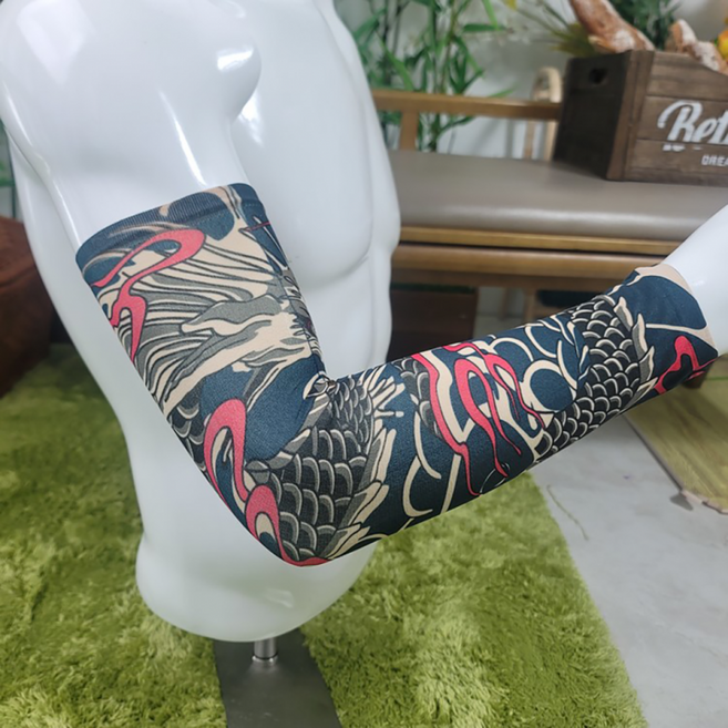 (보리별) 타투토시 문신 팔토시 이레즈미 운전 쿨토시 물놀이 여름 패션 토시 [평점상위]