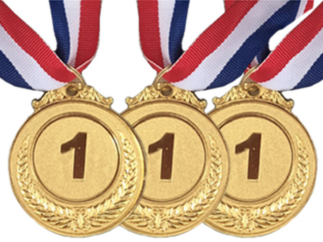 컬러팝 금메달 상메달 우승 메달, 1세트