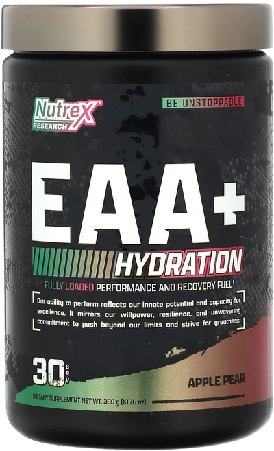 Nutrex Research EAA 및 수분 공급 애플 페어 390g(13.76oz), NutrexResearchEAA및수분공급애플페어390g, 390g, 1개 - 쿠팡