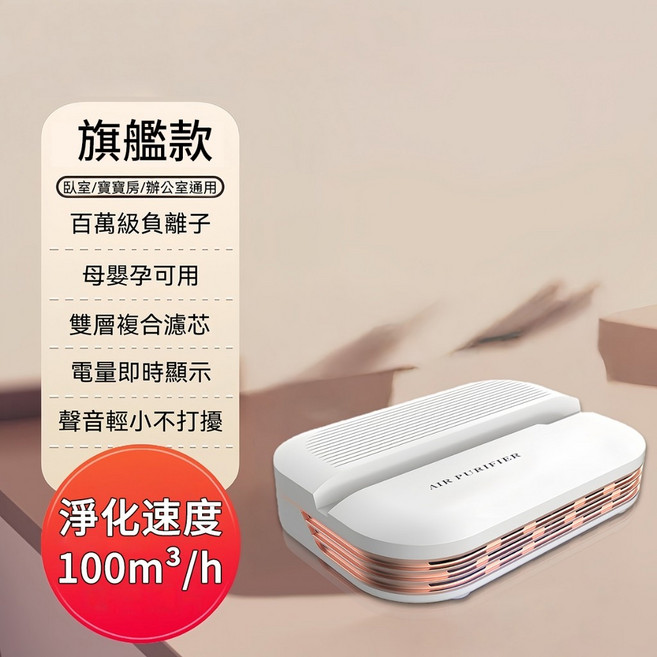 空氣清淨機 旗艦版 淨化速度 100m³/h, 空氣清淨機旗艦版高品質