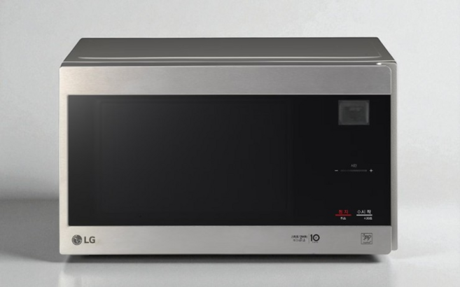 LG전자 스마트 인버터 스테인리스 전자레인지 버튼식 25L, MW25S 블랙실버 정품