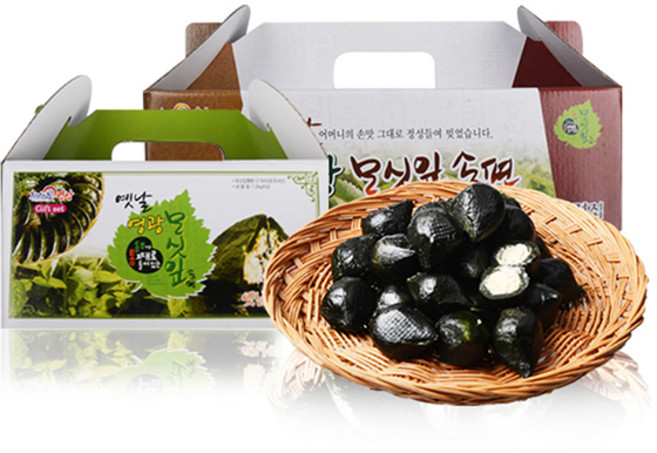 영광특산물 모싯잎 송편 명절선물세트, 20g, 찐 꼬마송편 100개 2kg, 1개