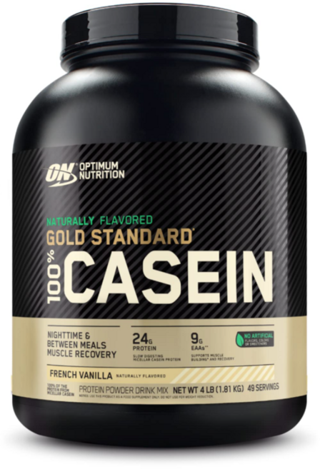 [Optimum Nutrition] 골드 스탠다드 카제인 프로틴 파우더 드링크 믹스 프렌치 바닐라 1.81 kg, 1개, 1.81kg