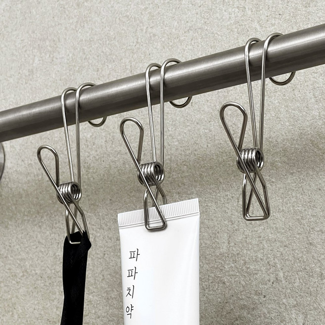 304 스텐 다용도 집게, 5개, 실버