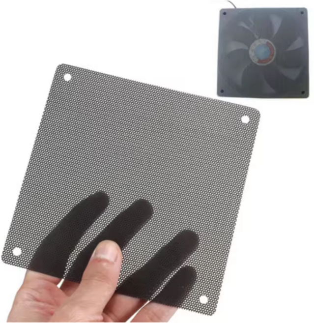 PVC 거즈 필터 메쉬 먼지필터 쿨링팬, 1개