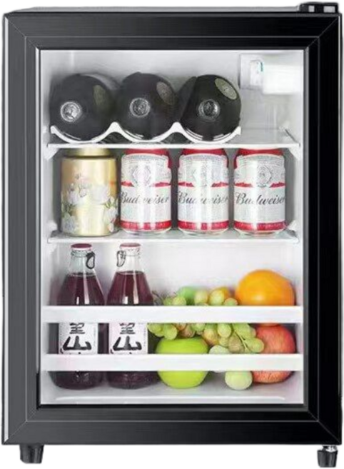 셀리오 쇼케이스 미니 음료용 1도어 음료수 냉장고 가정용 업소용 와인 주류 술냉장고, 02. 76L/냉장/LED