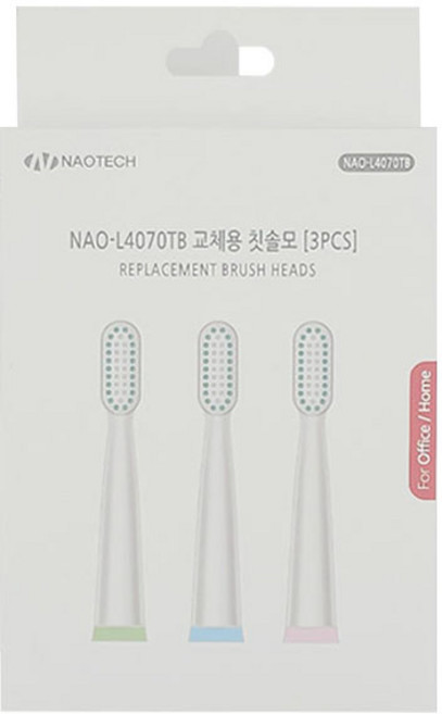 [스위스윈]소닉 음파 전동 칫솔모3p (WIN-7000 호환), 1개, 3개입