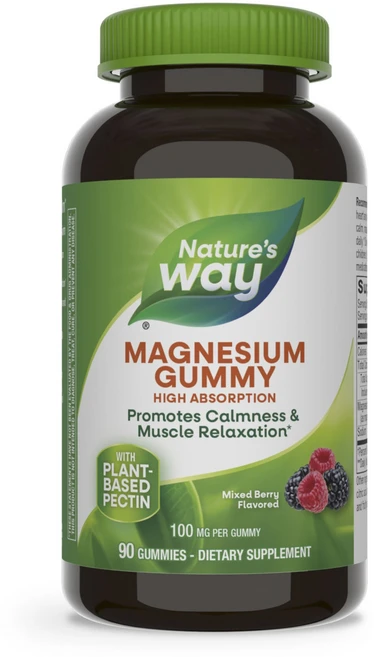 네이쳐스웨이 마그네슘 믹스드 베리 맛 구미, 1개 - 쿠팡