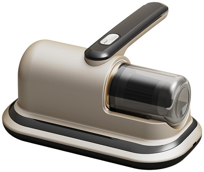 소형가정용 무선 이불 침구청소기 UV자외선 진드기 제거 청소기, 금색