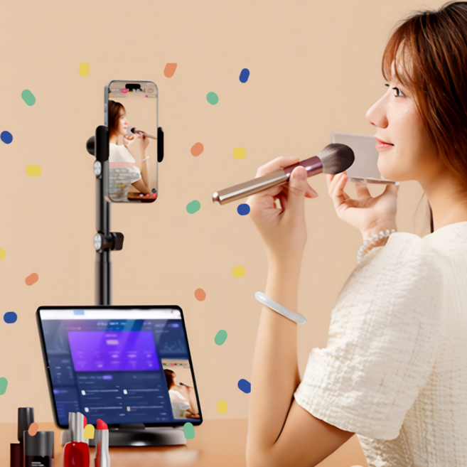 위드앤홈 탁상용 각도 높이 조절 핸드폰 스마트폰 거치대, WH0502