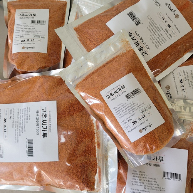 국내산 고추씨가루 고추씨분말, 500g, 1개