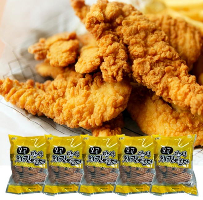 씨밀레 드림애 오곡안심치킨텐더 1kg 세트, 5개