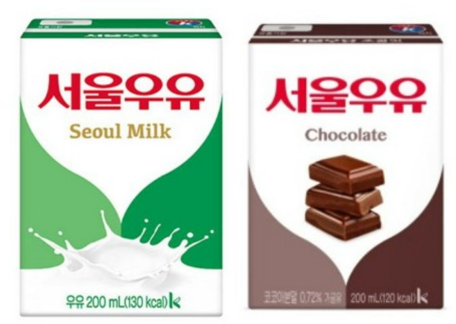 서울우유 멸균 초코 + 흰우유, 200ml, 24개