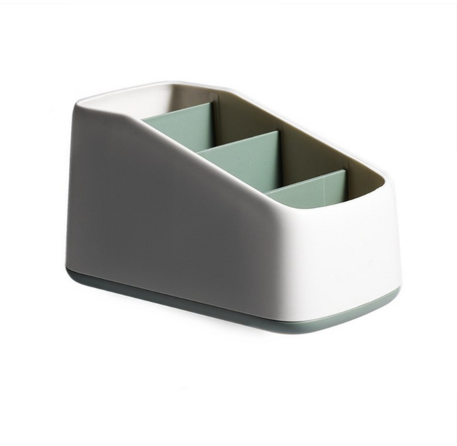 메이크그레이트 다용도 수납정리함, 파스텔그린, 1개