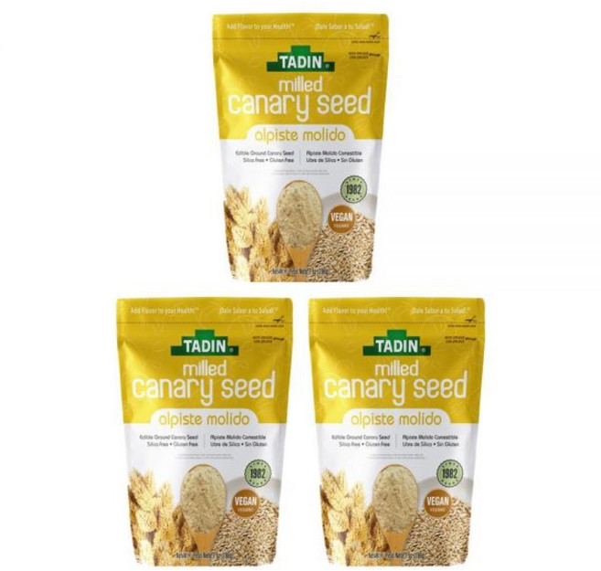 그라운드 카나리아 씨앗 100% 천연 식이 보충제 인간 소비용 (3 P..., 198g