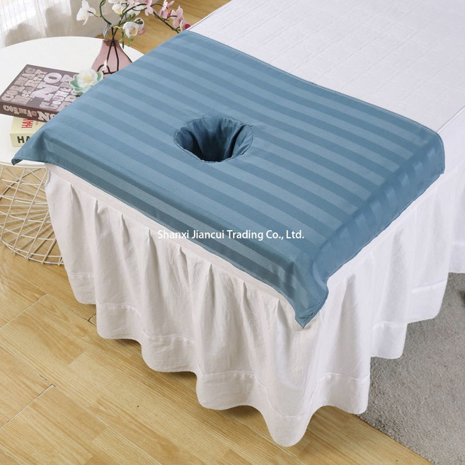 마사지 테이블 얼굴 구멍 침대 커버 시트 수건 미용실 베개커버 순면