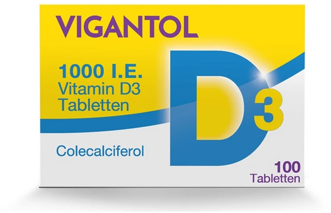 독일 VIGANTOL 비간톨 비타민D3 1000IU, 4개, 100정 - 쿠팡