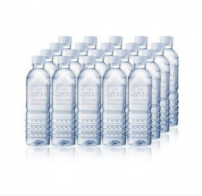 제주 삼다수 그린 무라벨 입, 20개, 500ml