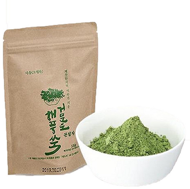 [TV방송상품]거문도해풍쑥 미세분말 100g 청정 무농약 친환경 차 음식 미용 목욕 변비 다용도, 1개