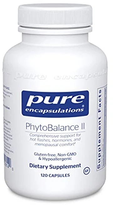 순수한 캡슐화 - phytobalance ii - 건강한 에스트로겐 및 프로게스테론 활동 지원 amp 안면 홍조 감소 - 120 캡슐, 120정, 1개 - 쿠팡