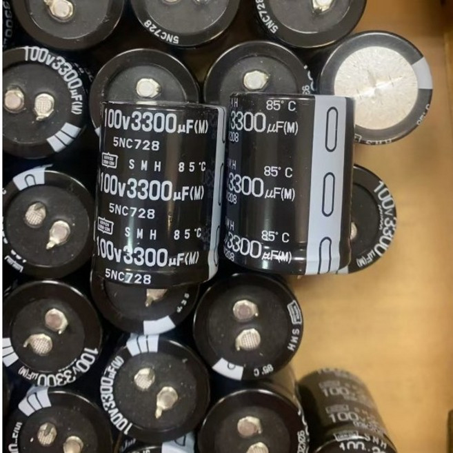 NICHICON 100V 3300uF 鋁質電解電容, 1個