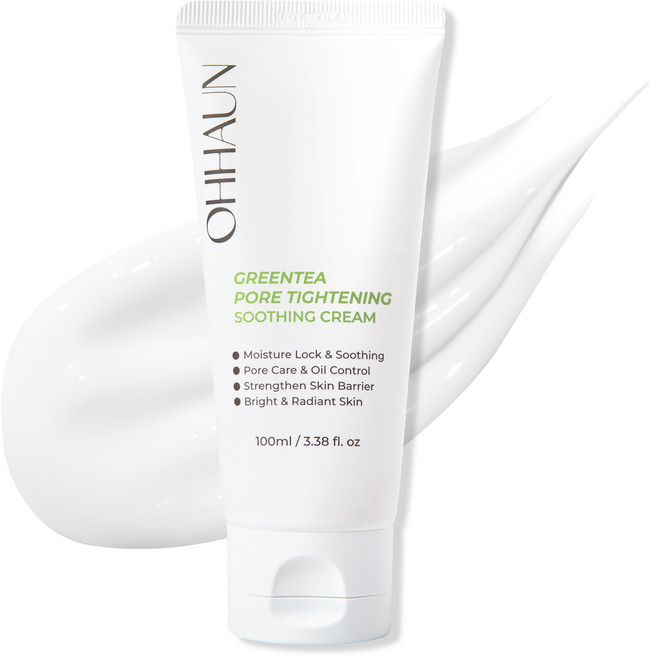 오하운 그린티 포어 타이트닝 수딩 크림, 1개, 100ml