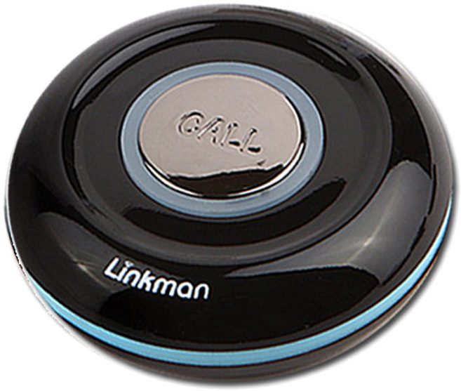 링크맨 호출벨 FM AM방식 슬림벨 방수벨 식당 업소용 병원 요양원 요식업체 콜벨, LM-T9000 FM방수벨블랙벨, 1개