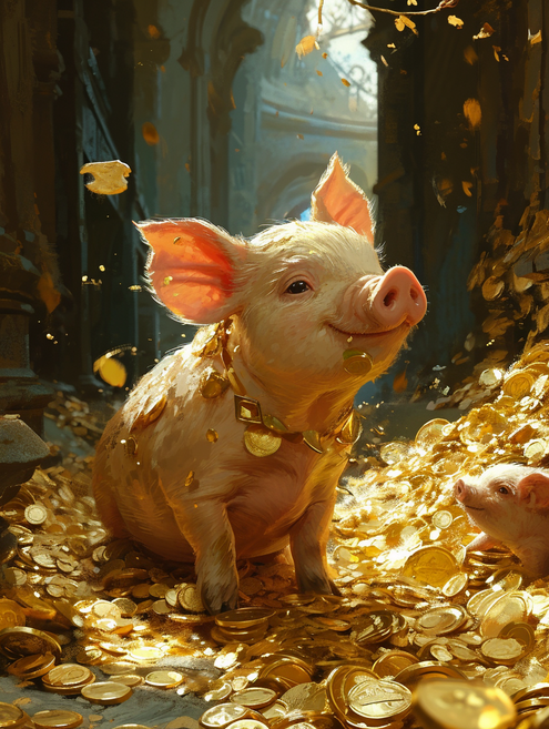 부귀재물 금화 동물 우드 조각퍼즐 돼지 두루미 잉어 수탉 뱀 호랑이 거북이 코끼리 소 돈 들어오는 풍수지리 직소퍼즐 효도선물, 1개, 선택01-부귀재물 금화 돼지, 300피스