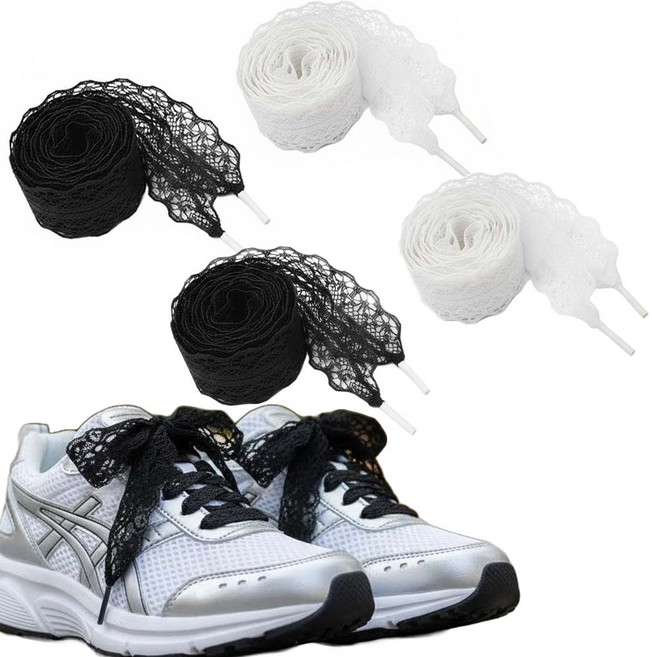 레이스 신발끈 리본 운동화끈 예쁜 신발꾸미기